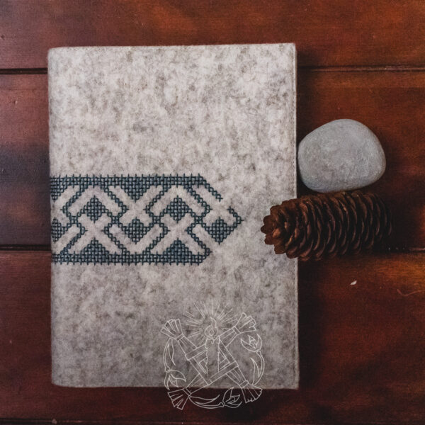 Notizbuch mit Einband Othala – Bild 2