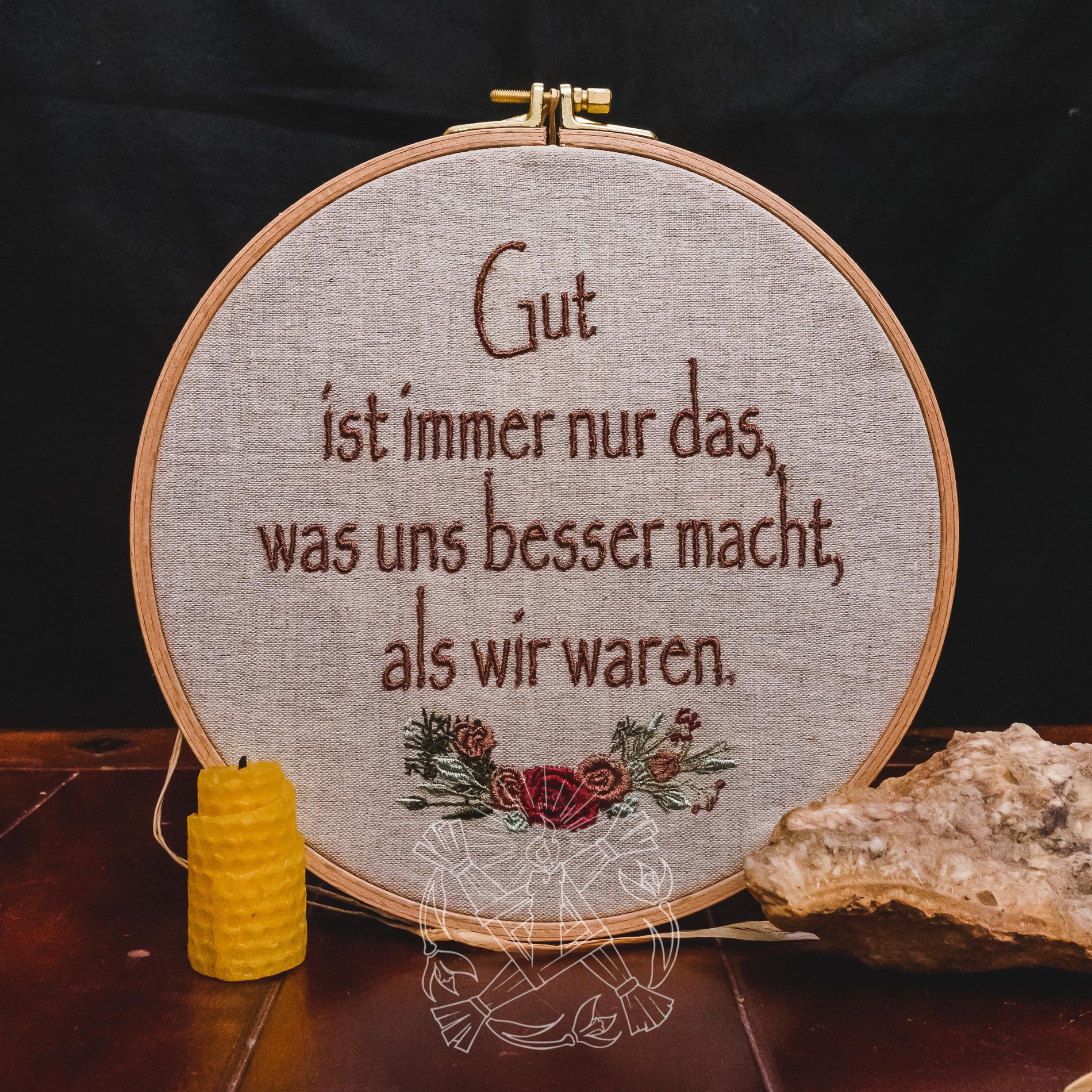 Wandbild mit Sinnspruch  Erich Limpach – Bild 2