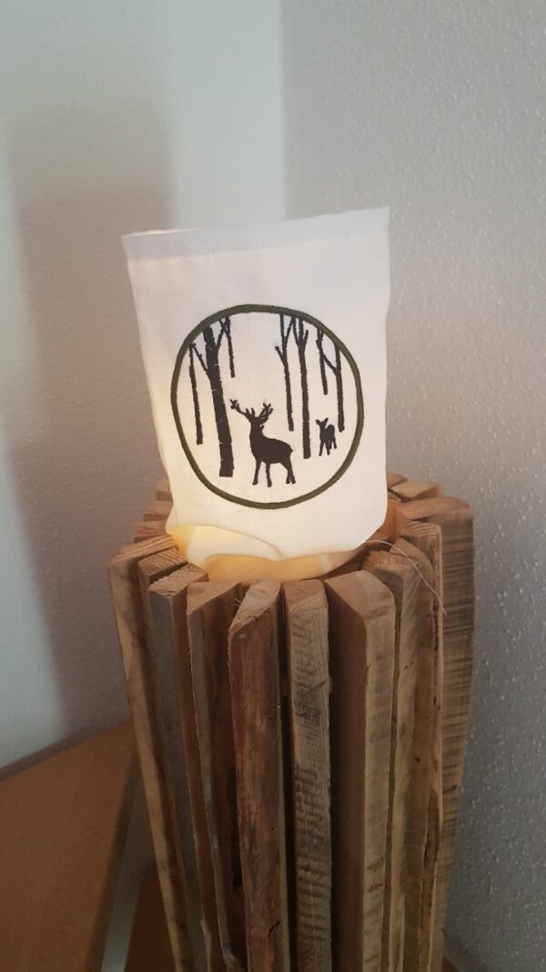 Lichtbeutel Waldmotiv – Bild 2