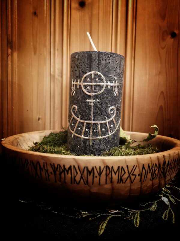 Ritualkerze Sonnenschiff