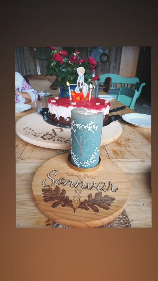 Geburtstags-Kerzenteller Irminsul – Bild 10