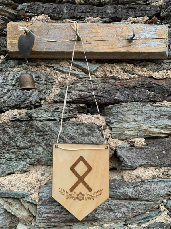 Holz Wimpel Othala – Bild 2