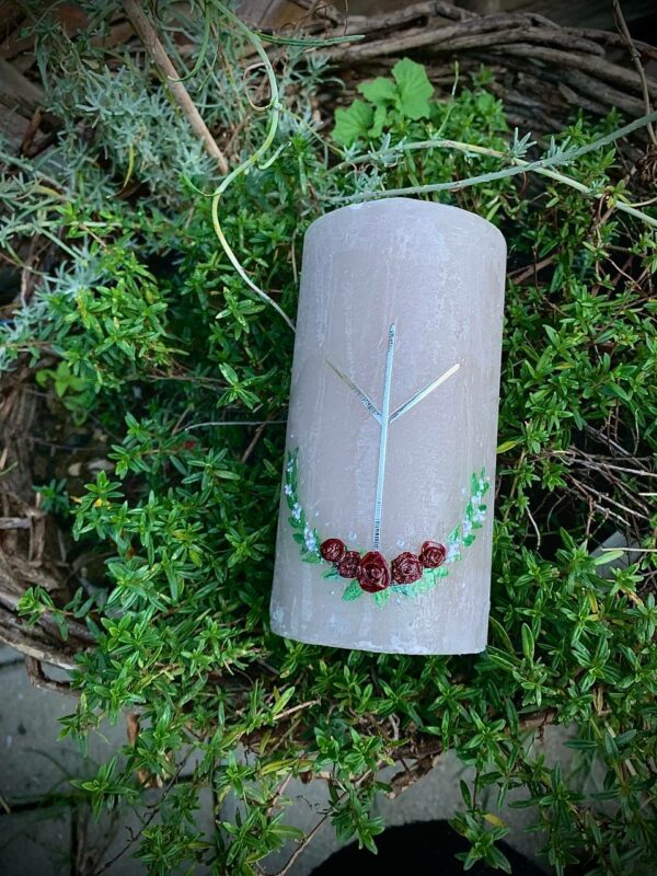 Ritualkerze  Rosenalgiz