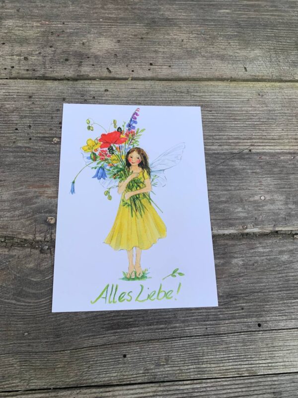 Postkarte  Alles Liebe