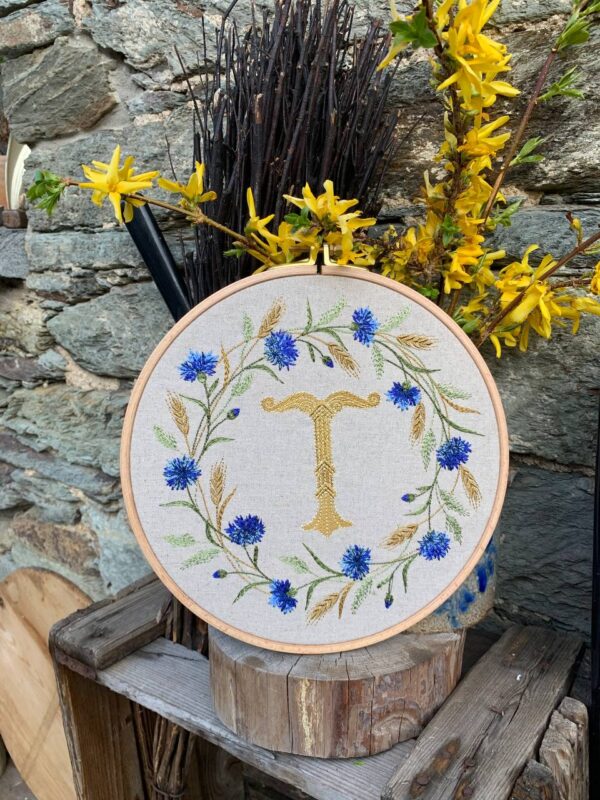 Stickbild Irminsul Erntesegen